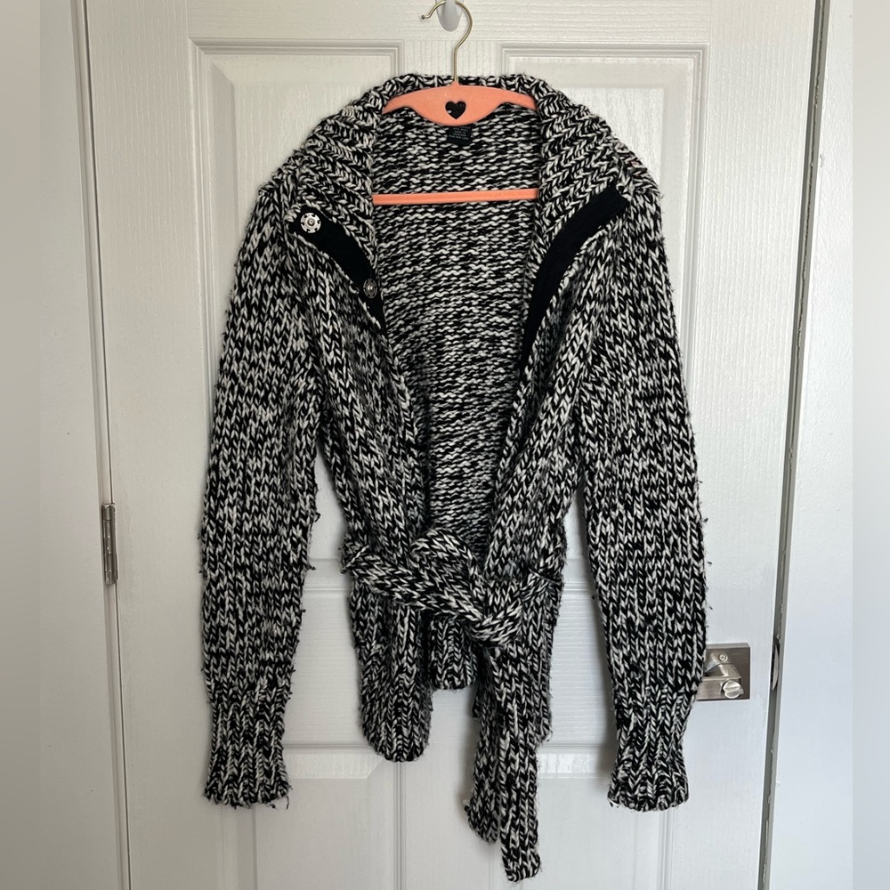 Black and White Cardigan